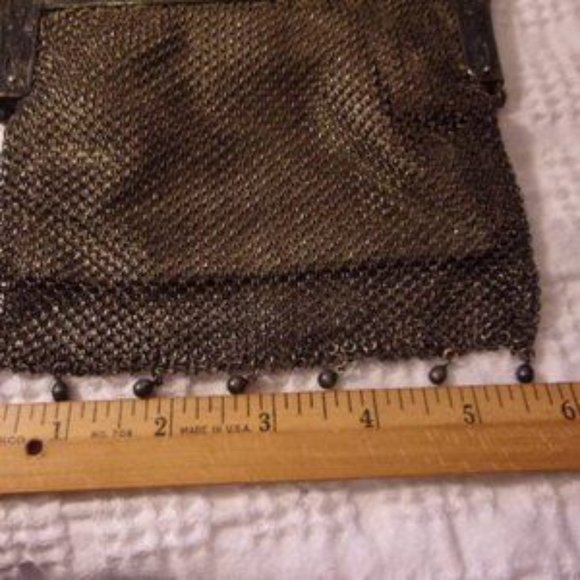 "Vintage German Silver Mesh Purse Mini Bag " - Picture 5 of 7